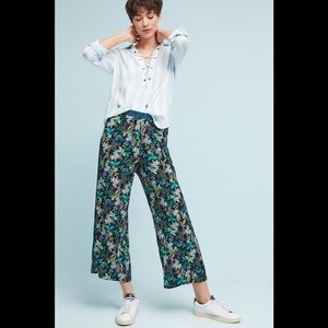 EUC Anthropologie wide leg cropped (ankle) pants.